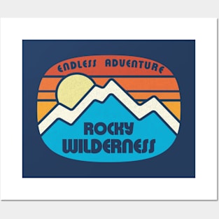 Rocky Mountain Silhouettes Posters and Art